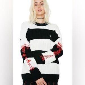 Obey Paradise Lost Crew Sweater Size Small